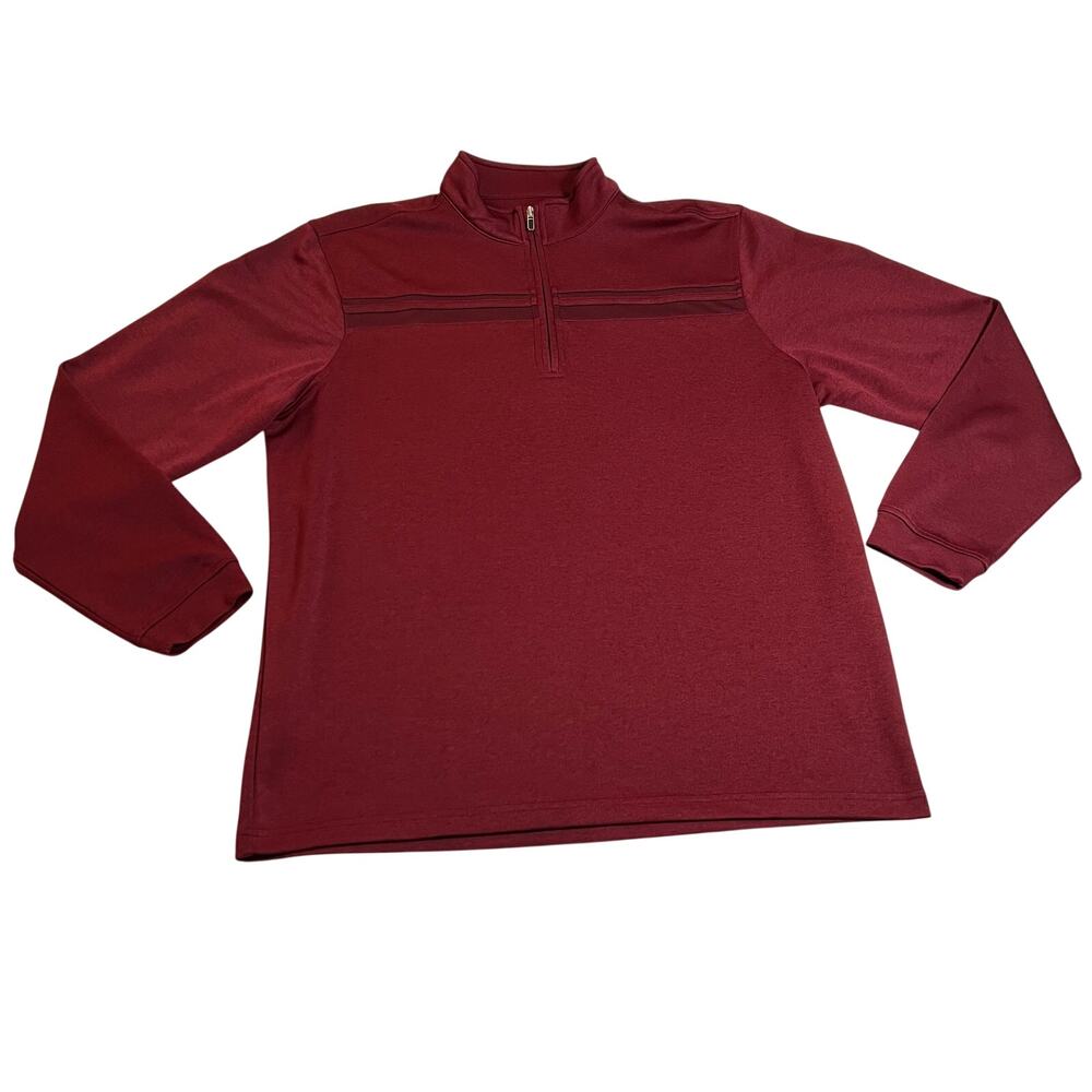 Pebble Beach Men's Dry-Luxe Performance 1/4 Zip Pullover Size XL Active Golf